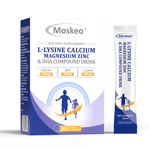 MOSKEO L-LYSINE CALCIUM MAGNESIUM ZINC&DHA COMPOUND DRINK